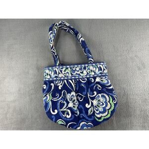 Vera Bradley Mediterranean Blue Bucket Bag￼vers Bradley Purse/Bag